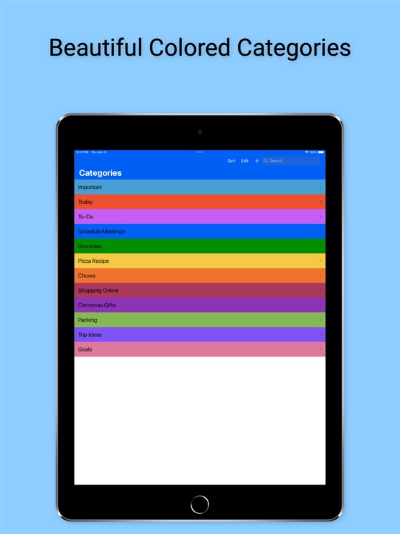 CheckDo: Checklist iPad screenshot 2 - Productivity app