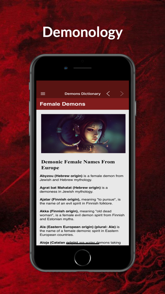 #2. Demons Dictionary - Demonology (iOS) 由: David Ortega Lopez
