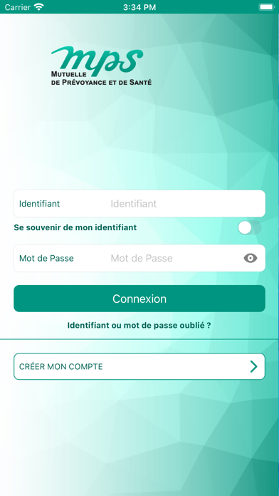 Mutuelle MPS Screenshot