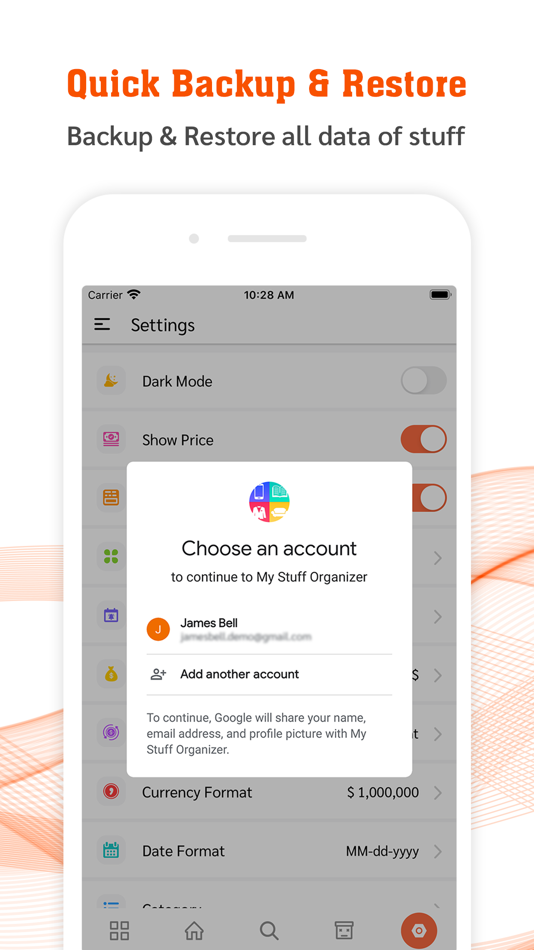 #7. My Stuff Personal Organizer (iOS) 由: SUSAMP INFOTECH