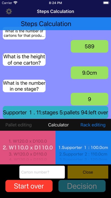 Easy-PalletStackingCalculator Screenshot