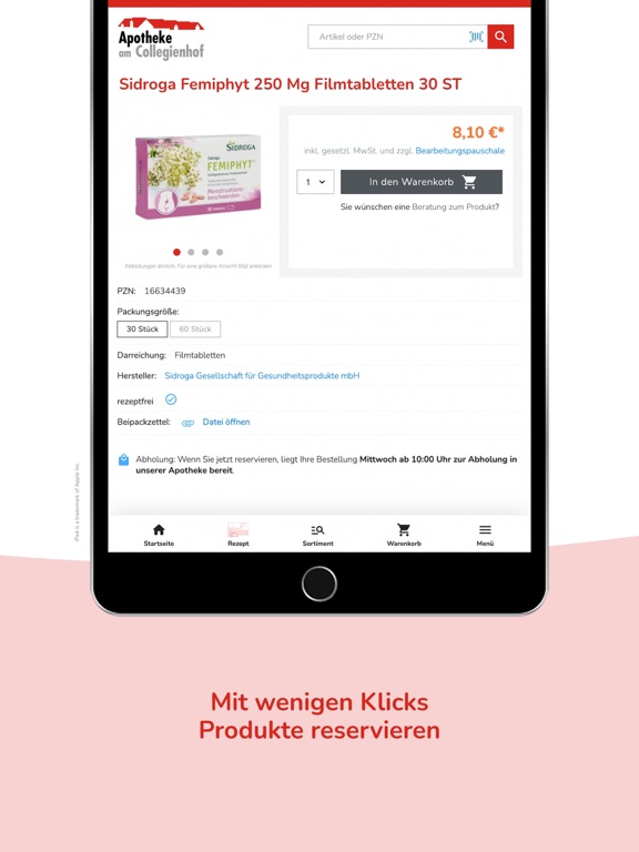 Screenshot #5 pour Apotheke am Collegienhof