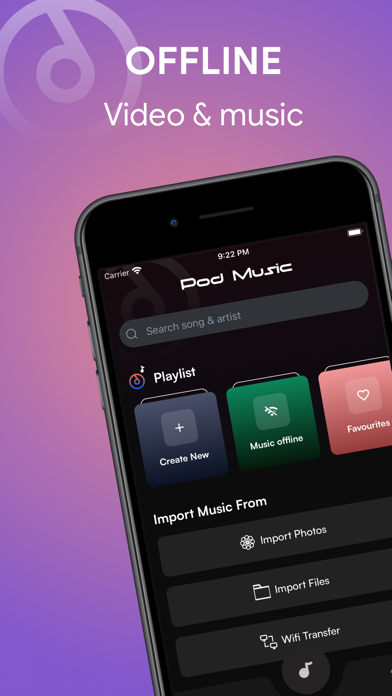 Musica XM ‣ Music Player Screenshot