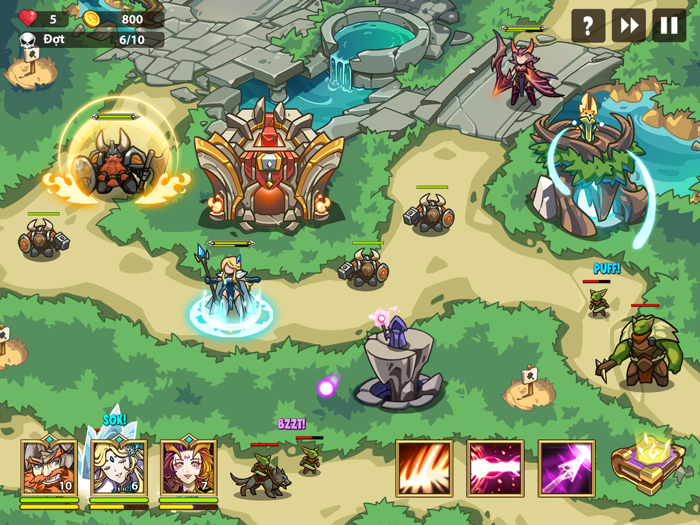 Kingdom War TD Offline Games