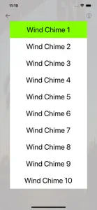 Wind Chime Sounds screenshot #2 for iPhone