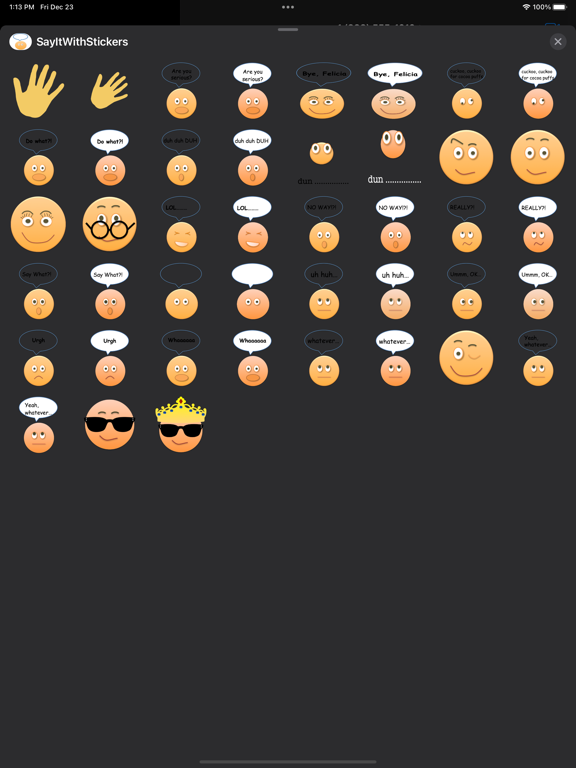 Screenshot #4 pour SayItWithStickers