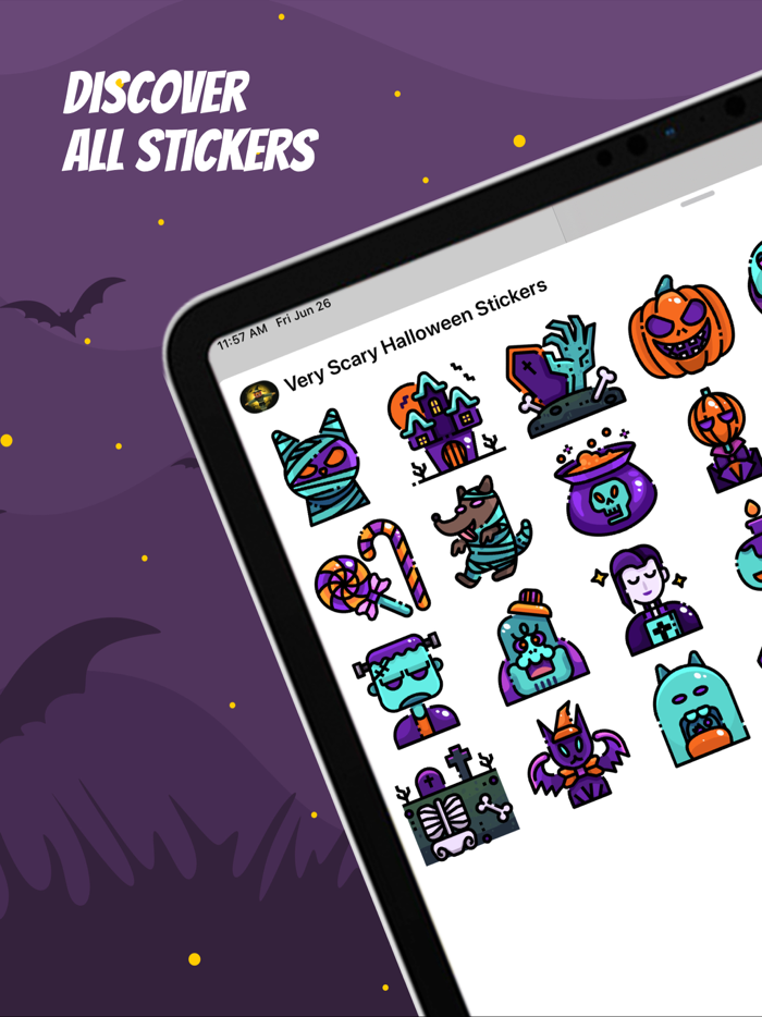 Very Scary Halloween Stickers
