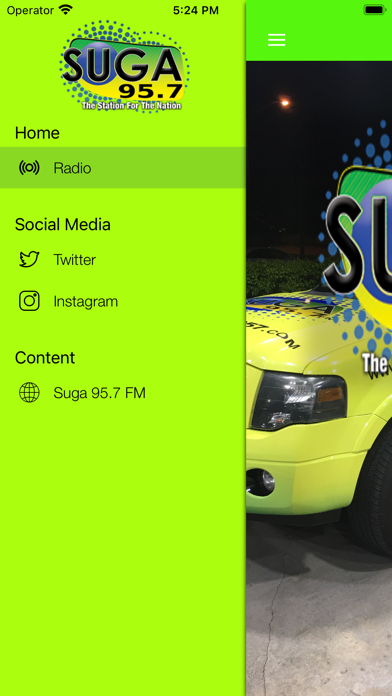 Suga 95.7 FM Screenshot