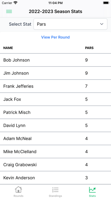 GolfSheet Screenshot