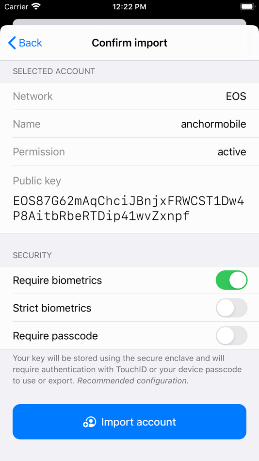 #4. Anchor Wallet (iOS) 由: Greymass Inc.