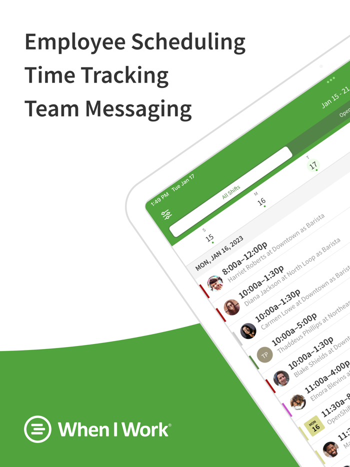 When I Work Staff Scheduling