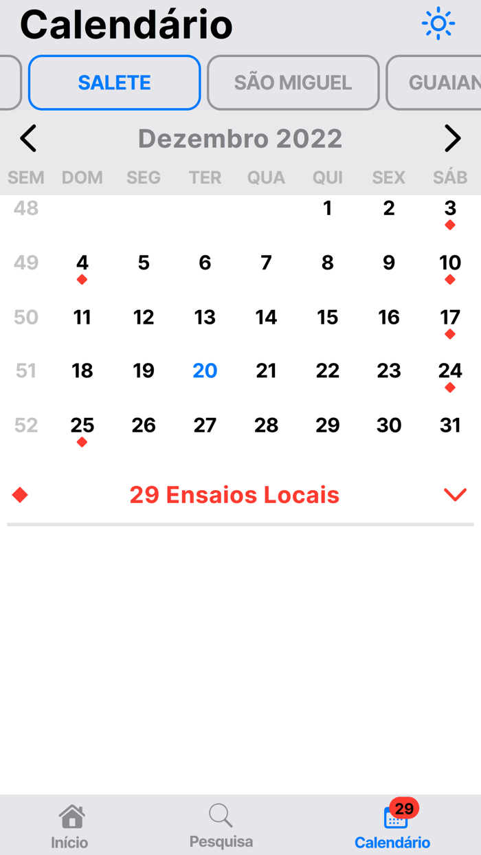 CCB Musical Events Leste SP