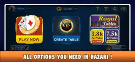 Game screenshot Hazari - 1000 Points Card Game hack