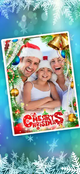 Game screenshot Christmas Photo Frame & Wishes apk
