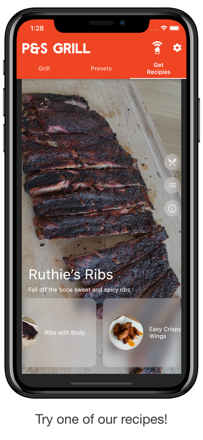 Pitts and Spitts Grill App