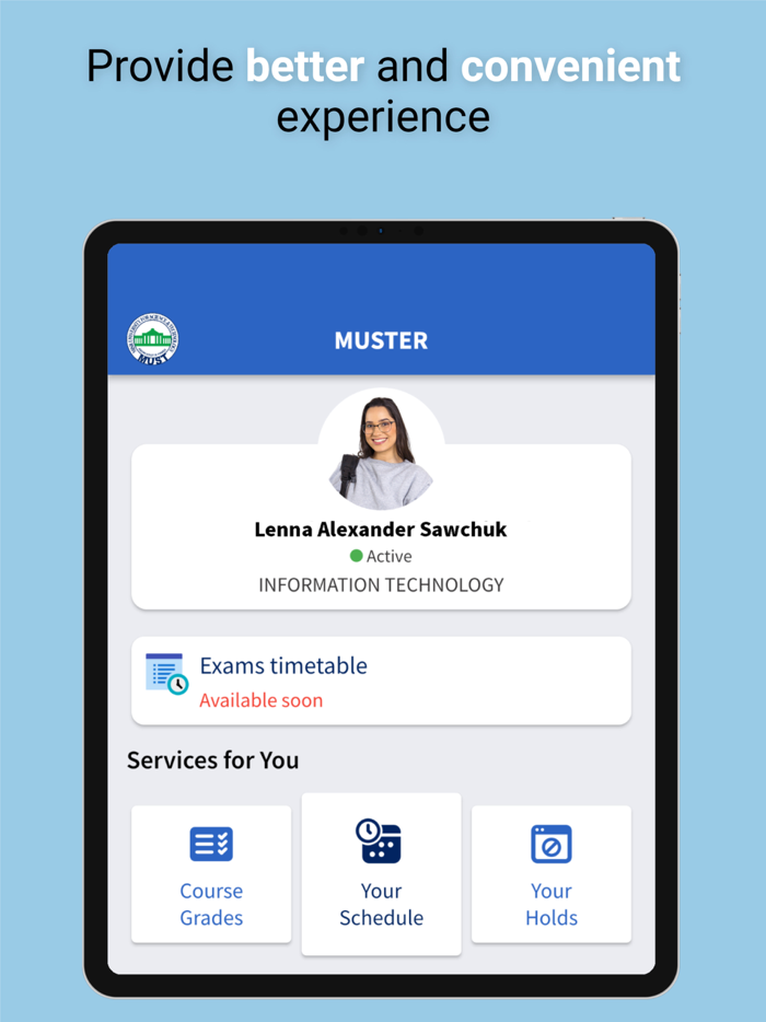 MUSTER  MUST University