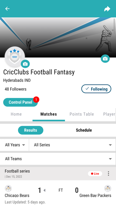 SportsTab Screenshot