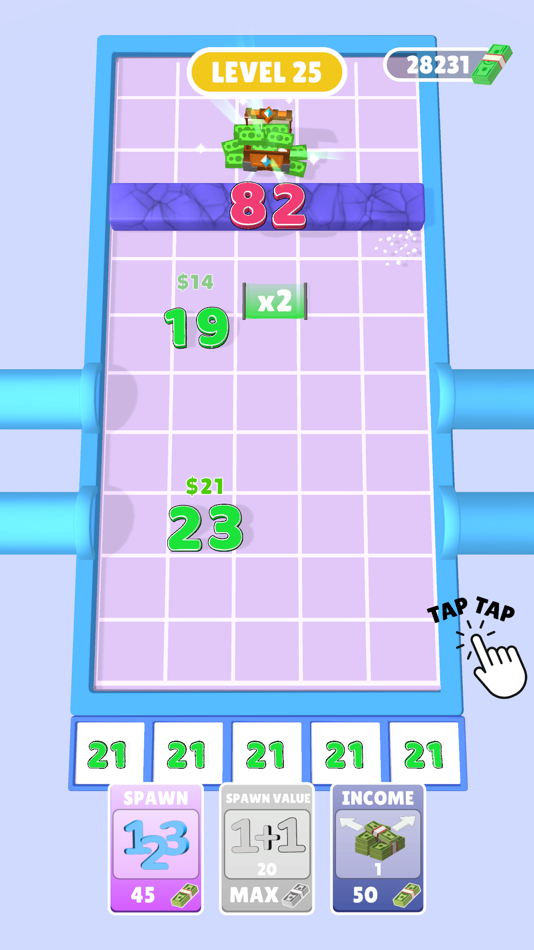 #1. Throw Digits (iOS) 由: Ela Game