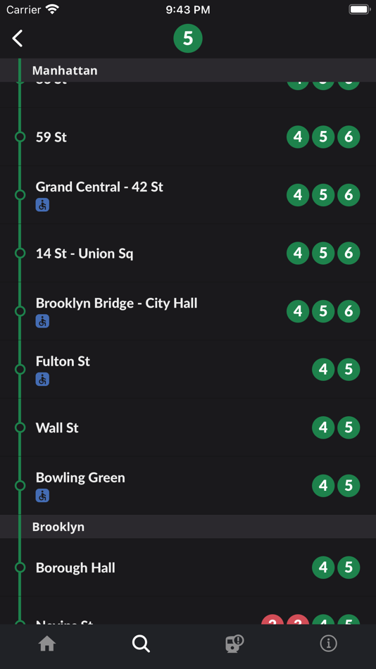 #3. NYC Subway Feed (iOS) 由: Sean Carney