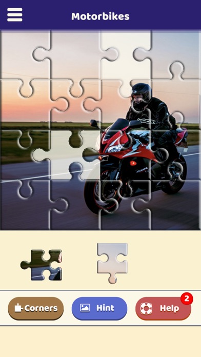 Motorbike Lovers Puzzle Screenshot