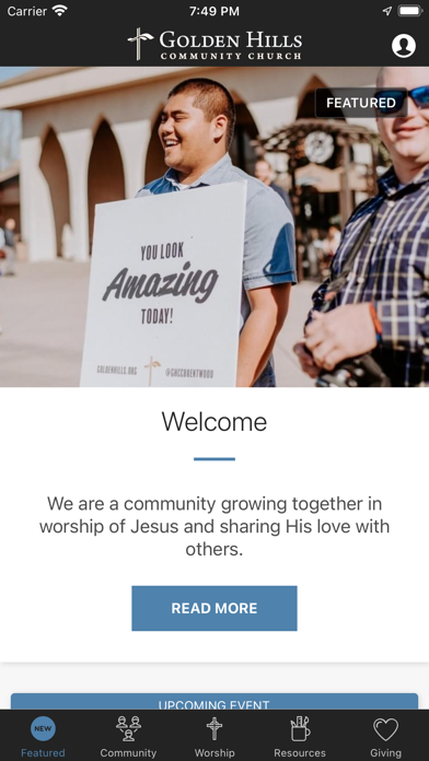 Golden Hills Community Church Screenshot