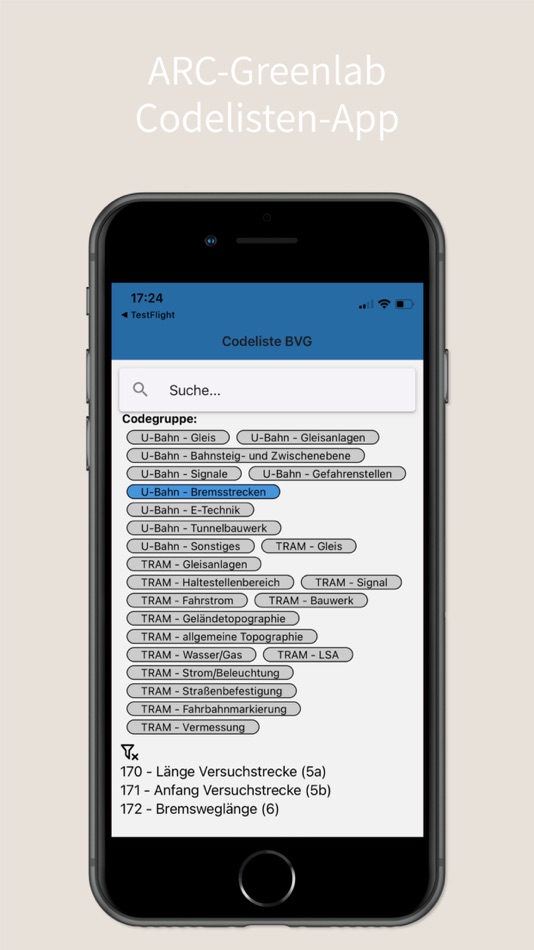 #1. ARC Codelisten-App (iOS) 由: ARC-GREENLAB GmbH