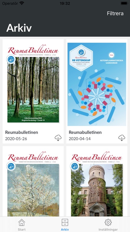 Tidningen Reumabulletinen