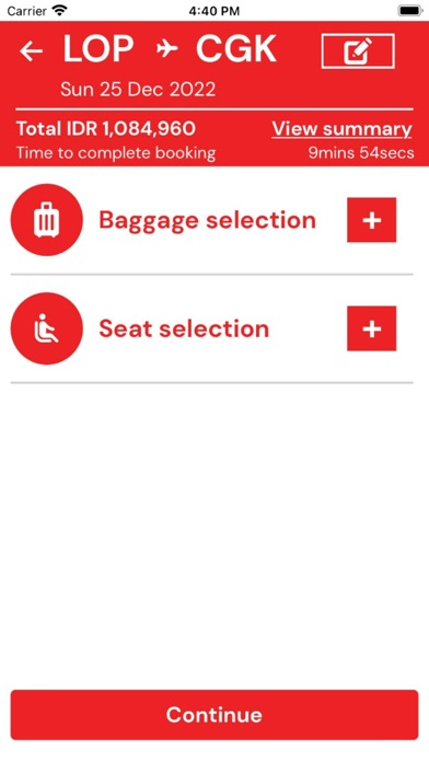 Thai Lion Air Screenshot
