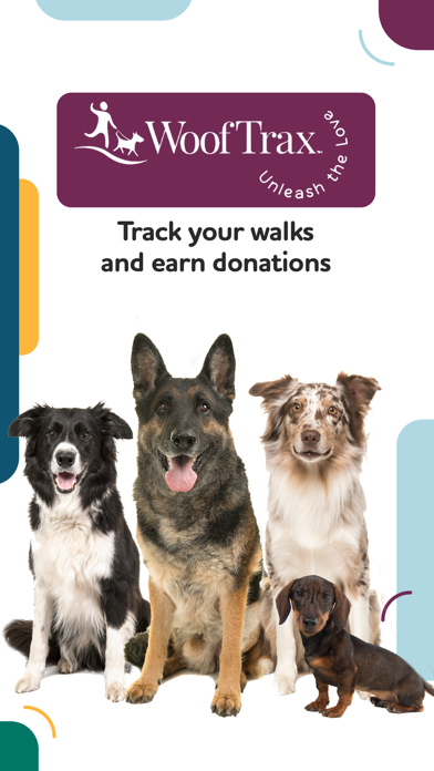 WoofTrax: Dog walk for charity Screenshot