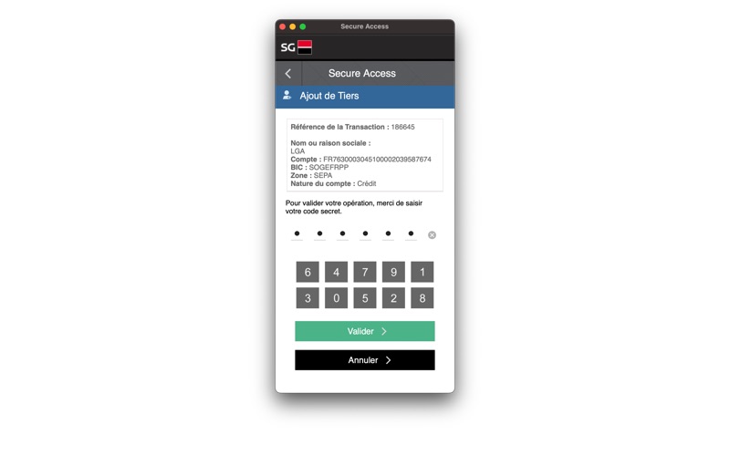 Screenshot #2 pour Secure Access SG