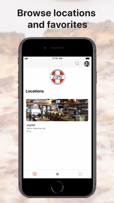 Zips' Pizza Restaurant Screenshot