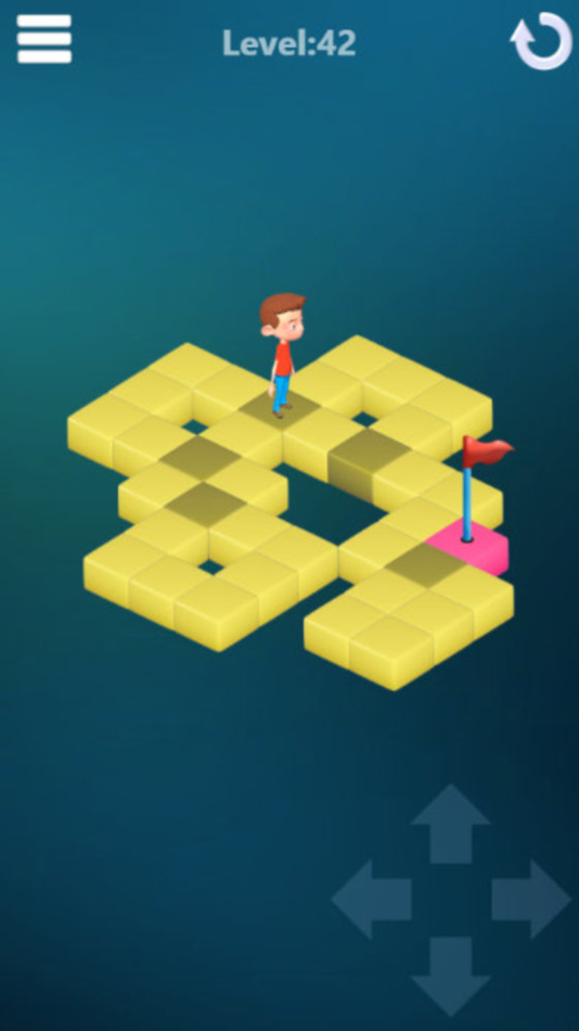 #3. Isometric Puzzle: Find a way (iOS) 由: virendra kumre