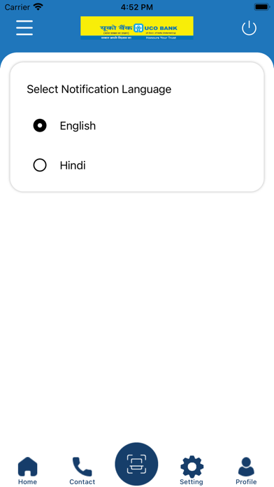UCO Merchant app Screenshot