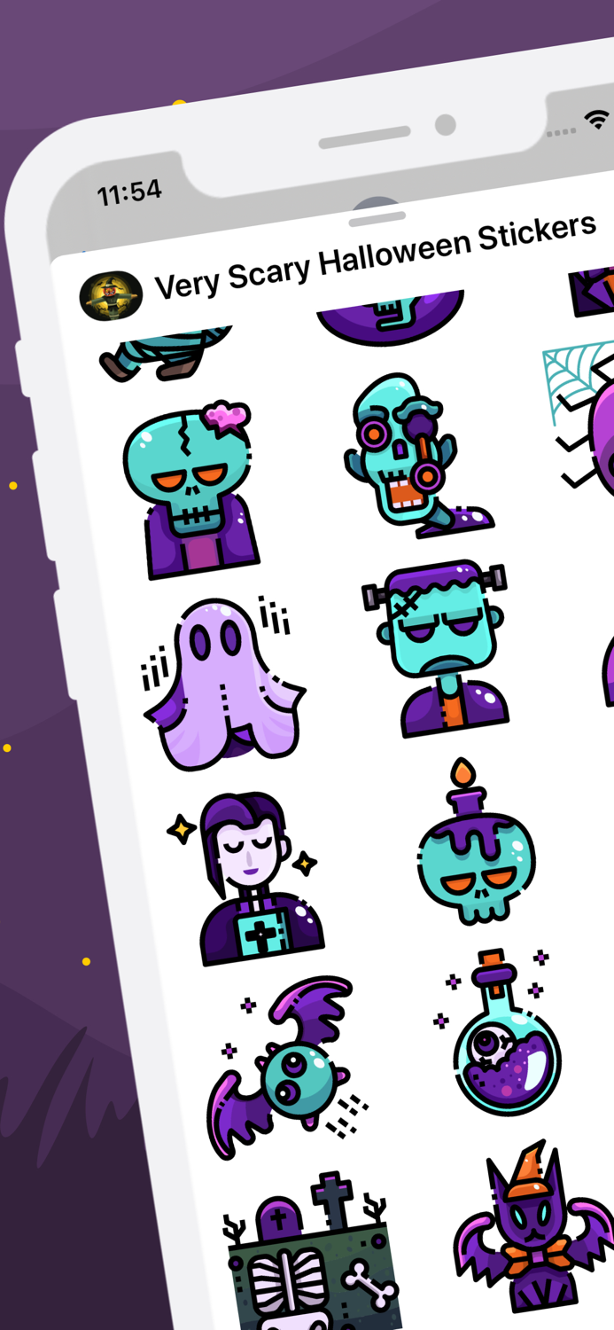 Very Scary Halloween Stickers
