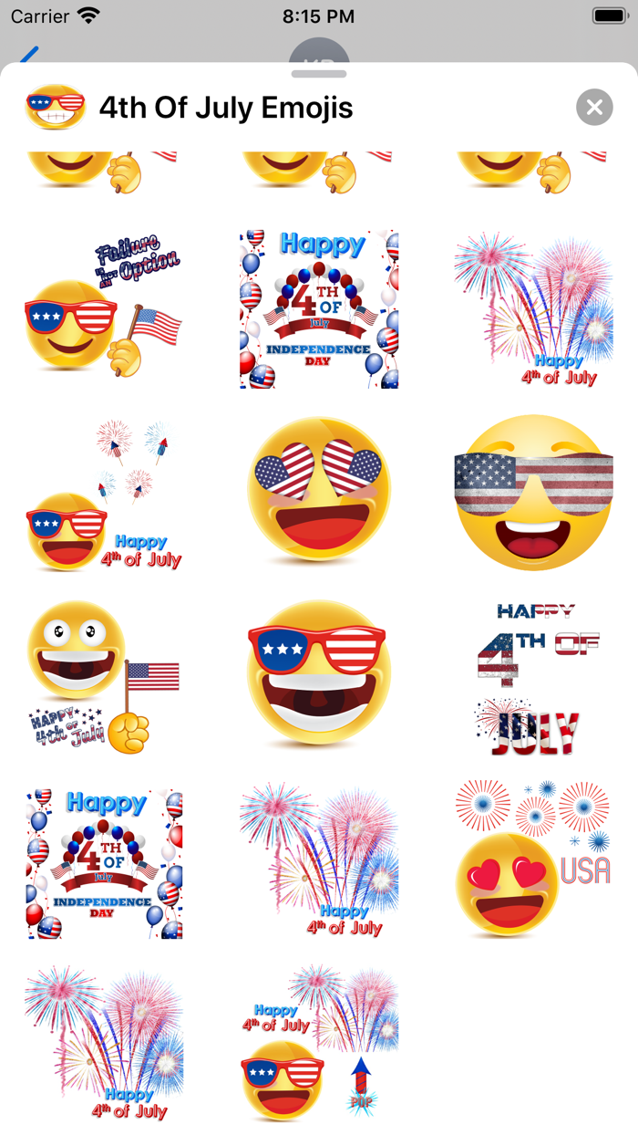 4th of July Emojis