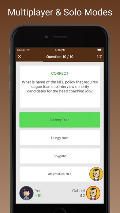 Screenshot #2 pour Fan Quiz for NFL
