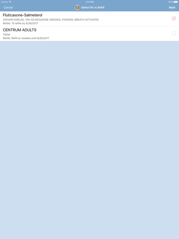 MyVHPonline iPad screenshot 4 - Health & Fitness app