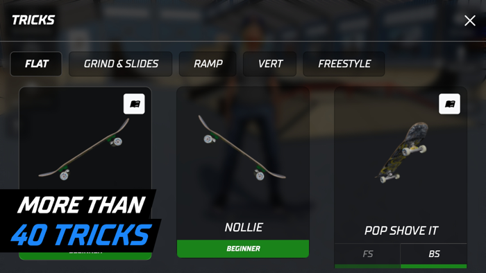 3D Skate Tricks learn easily