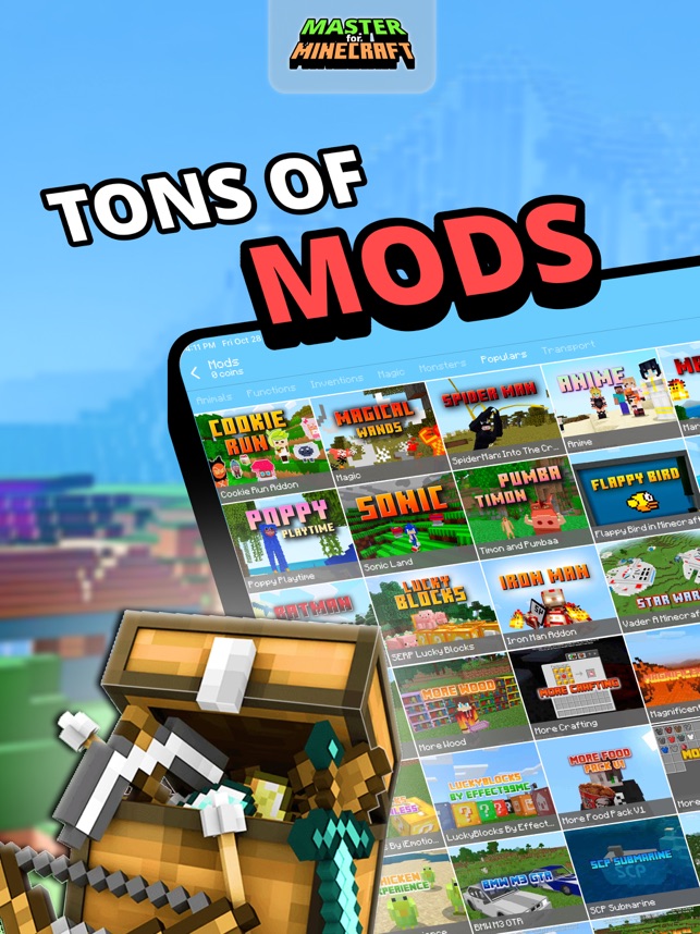 Download MOD-MASTER for Minecraft PE (Pocket Edition) Free on PC with MEmu