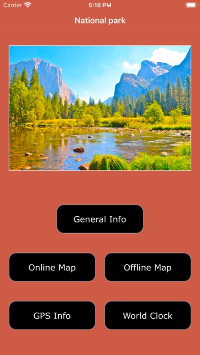 Yosemite National Park Map, CAのおすすめ画像3