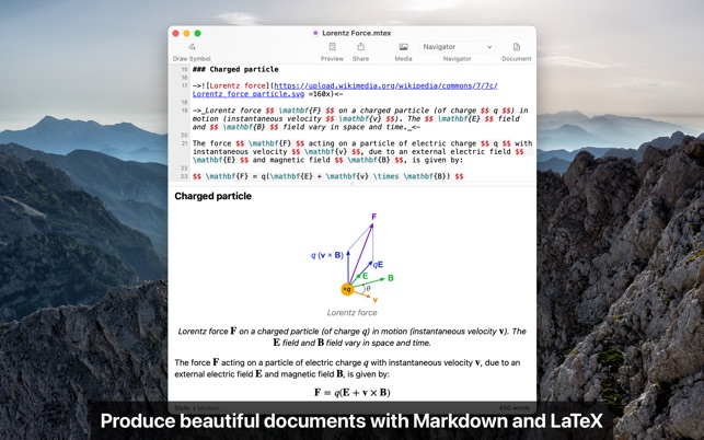 Archimedes  Markdown editor and LaTeX editor for Mac and macOS