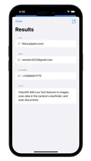 live barcode & text scanner iphone screenshot 2