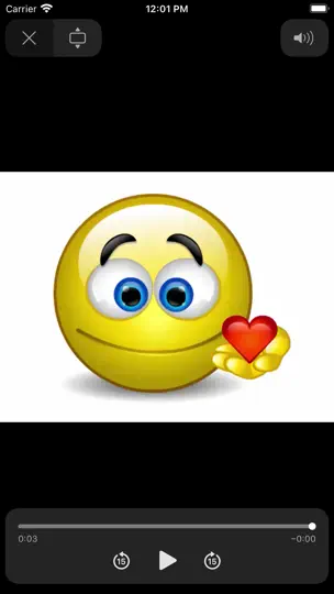 Capture d'écran de Talking Emojis For Texting sur iPhone 4