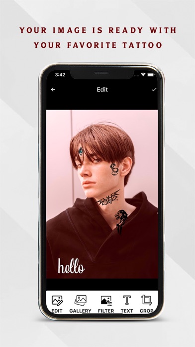 Tattoo My Photo - Tattoo Maker Screenshot