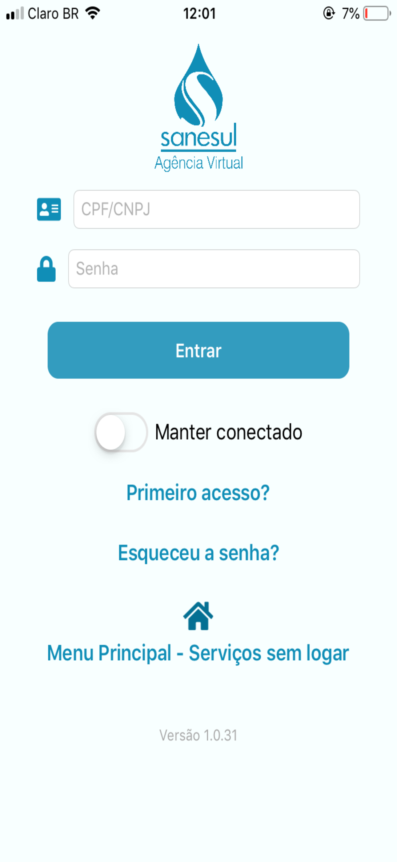 Agência Virtual - Sanesul