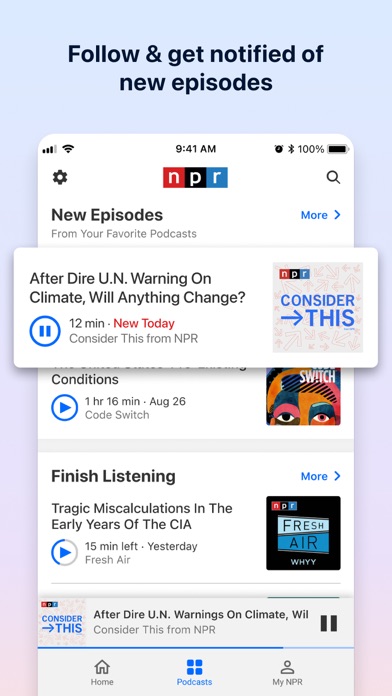 NPR One Screenshot