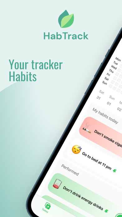HabTrack -  Habit tracker screenshot n.1