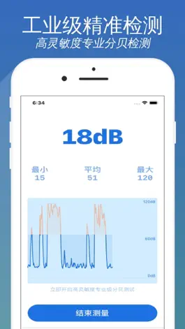 Game screenshot 分贝测试仪+ 精准专业噪声检测 mod apk