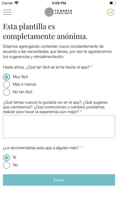 Tu Marca Consciente Screenshot