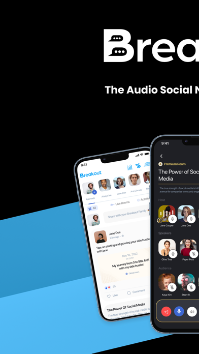 Breakout: Audio Social Network Screenshot